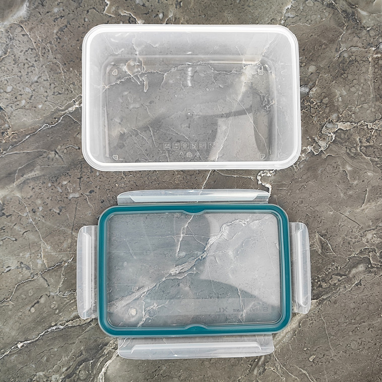 Фотография Контейнер пластиковый 2,4 л 239х165х94 мм L Экстра Лок Bright Полимербыт