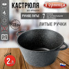 Мини изображение Кастрюля алюминиевая  2 л Универсальная Гранит Горница