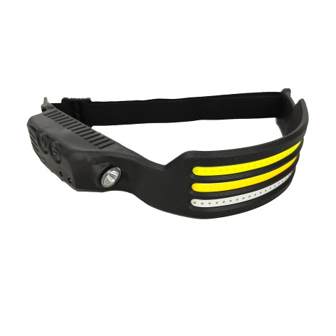 Фонарь налобный  33 см 3 led аккумулятор 4 режима usb Baizheng