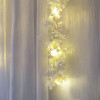 Мини изображение Гирлянда светодиодная 3*0,6 м 100 led бахрома желтый Цветы NP-3390 Fex