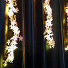 Мини фотография Гирлянда светодиодная 3*0,6 м 100 led бахрома розовый Цветы NP-3391 Fex