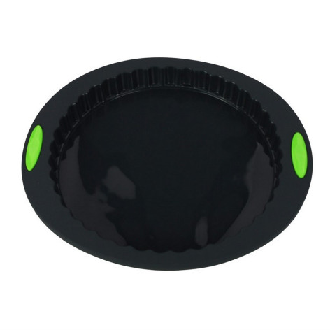 Форма силиконовая для выпечки 27х30х2,5 см круглая серый Fessle