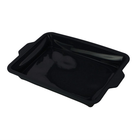 Форма силиконовая для выпечки 36х26х6 см прямоугольный серый Fessle