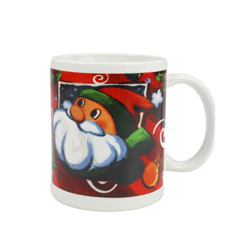Кружка фарфоровая 330 мл Рождественская Номер 2 BZ-0462 Baizheng Кружка фарфоровая 330 мл Рождественская Номер 2 BZ-0462 Baizheng