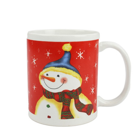 Кружка фарфоровая 330 мл Рождественская Номер 6 BZ-0462 Baizheng Кружка фарфоровая 330 мл Рождественская Номер 6 BZ-0462 Baizheng