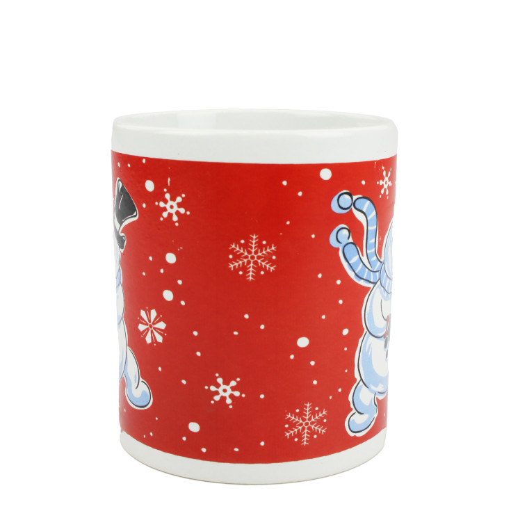 Фото Кружка фарфоровая 330 мл Рождественская Номер 7 BZ-0462 Baizheng