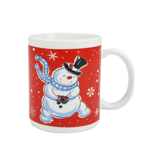 Кружка фарфоровая 330 мл Рождественская Номер 7 BZ-0462 Baizheng Кружка фарфоровая 330 мл Рождественская Номер 7 BZ-0462 Baizheng