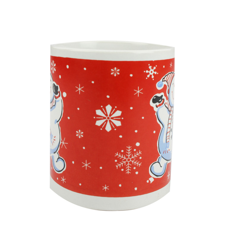Фото Кружка фарфоровая 330 мл Рождественская Номер 8 BZ-0462 Baizheng