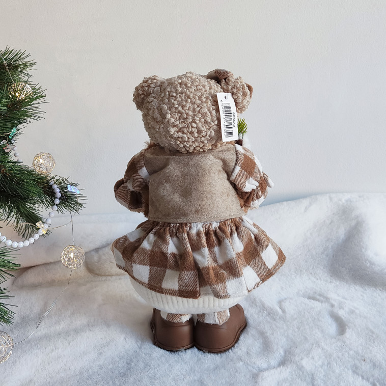 Изображение Фигурка новогодняя 31 см Мишка BR55AB Bum
