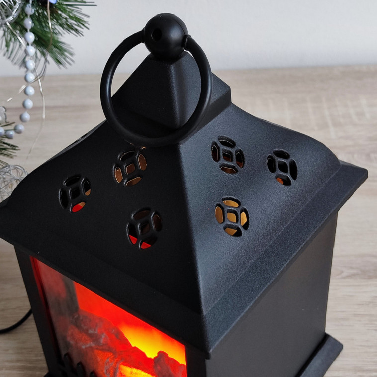 Картинка Камин пластик 28*15*15 см стекло NP-7039 Baizheng