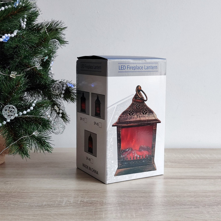 Фото №1 Камин пластик 28*15*15 см стекло NP-7039 Baizheng