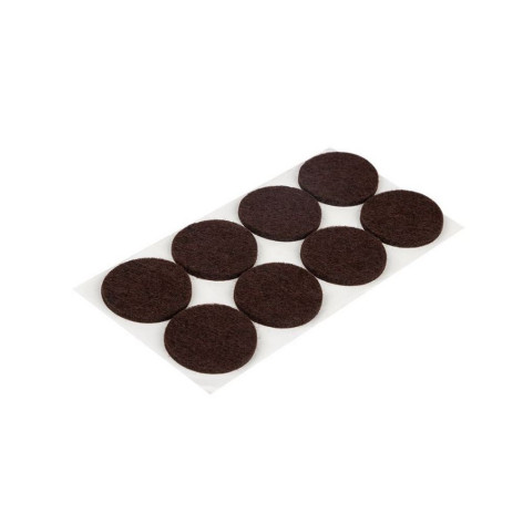 Накладки-протекторы для мебели 35 мм 8 шт самоклеящиеся коричневый Рыжий кот Накладки-протекторы для мебели 35 мм 8 шт самоклеящиеся коричневый Рыжий кот