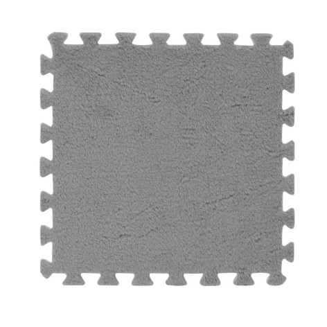 Коврик-пазл 10 шт 30*30*1 см махровый серый BZ-EVA02 Baizheng