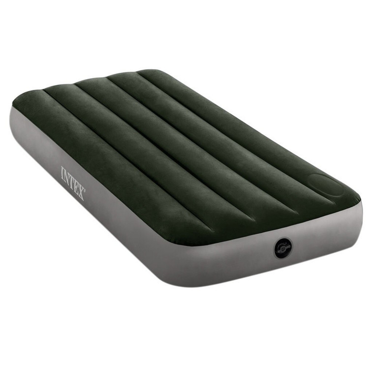 Изображение Матрас надувной 191*76*25 см встроенный ножной насос Intex