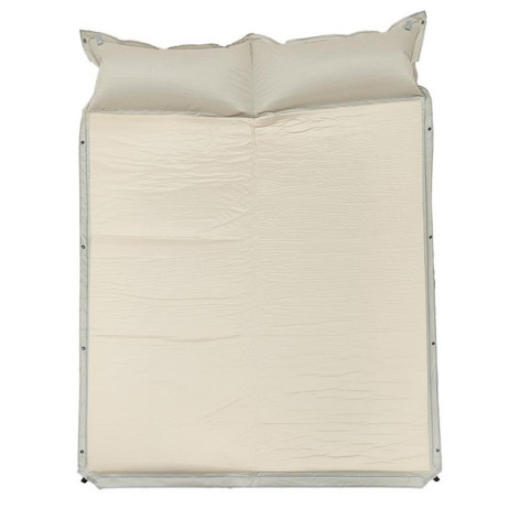 Матрас ПВХ самонадувающийся 190*132*5 см подушка синий бежевый Baizheng