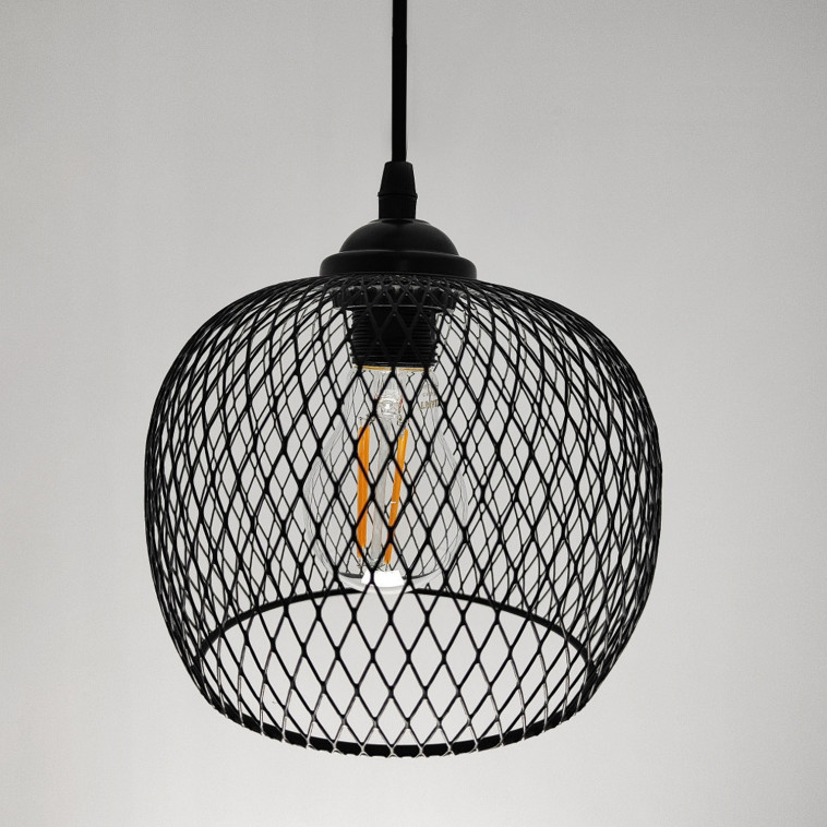 Картинка Люстра кухонная 2 плафона 37*23,5*80 см Е27 60Вт 9м2 черный Baizheng