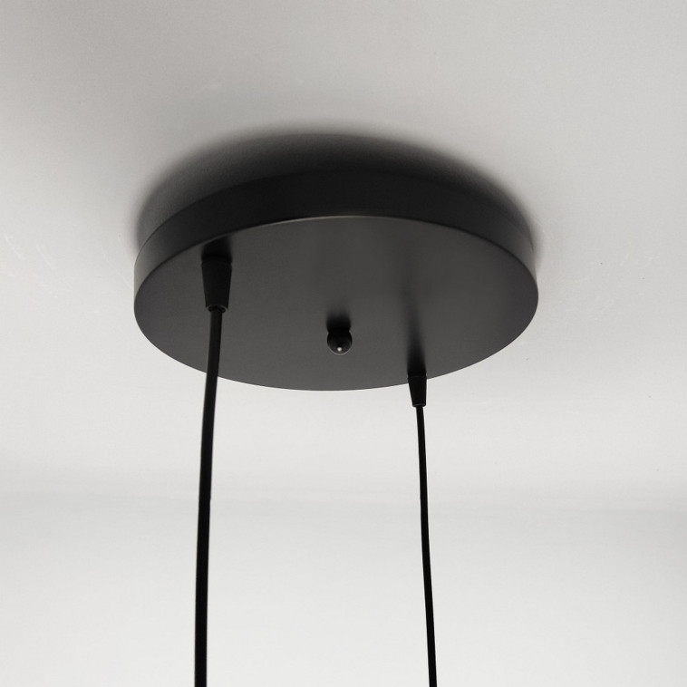 Фотография Люстра кухонная 2 плафона 37*23,5*80 см Е27 60Вт 9м2 черный Baizheng