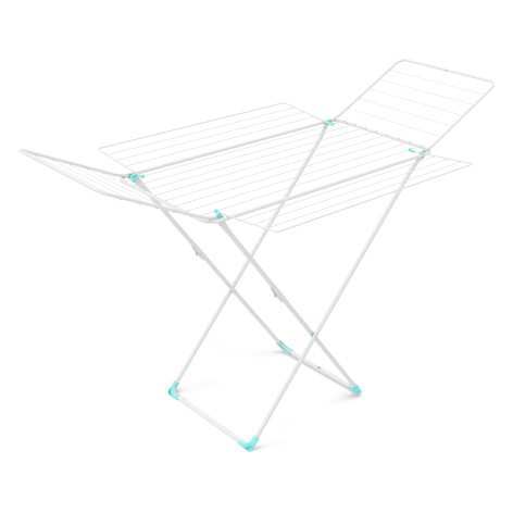 Сушилка металлическая напольная для белья 25 м с дополнит секциям 1770*1000*1115 мм белый Nika