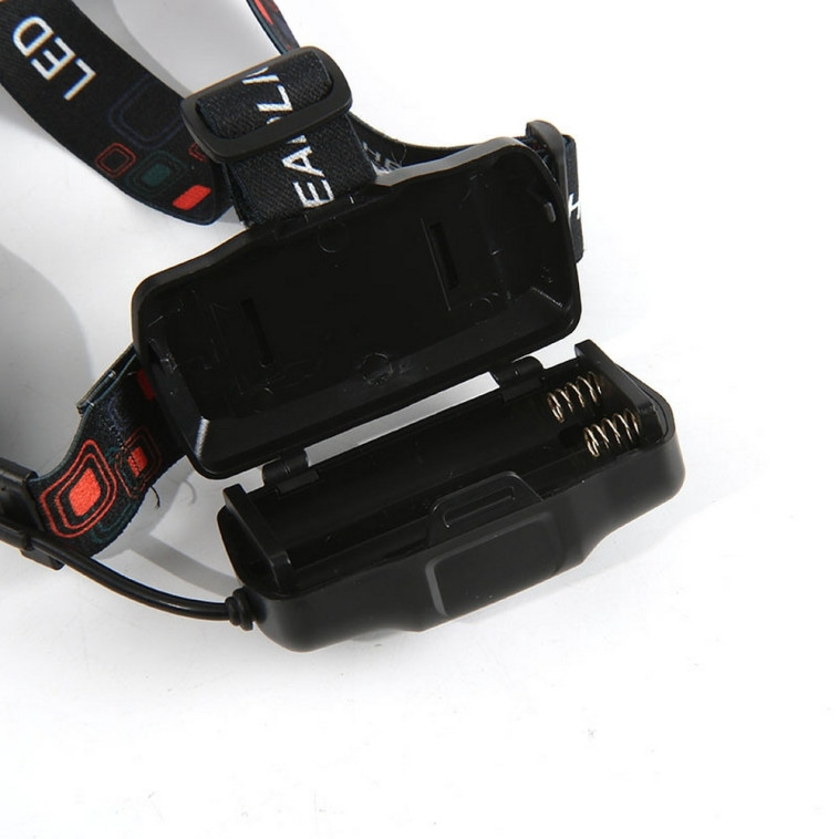 Cнимок Фонарь налобный  led 12*10*10 см 2 аккумулятора 3 режима свечения USB 5V Baizheng