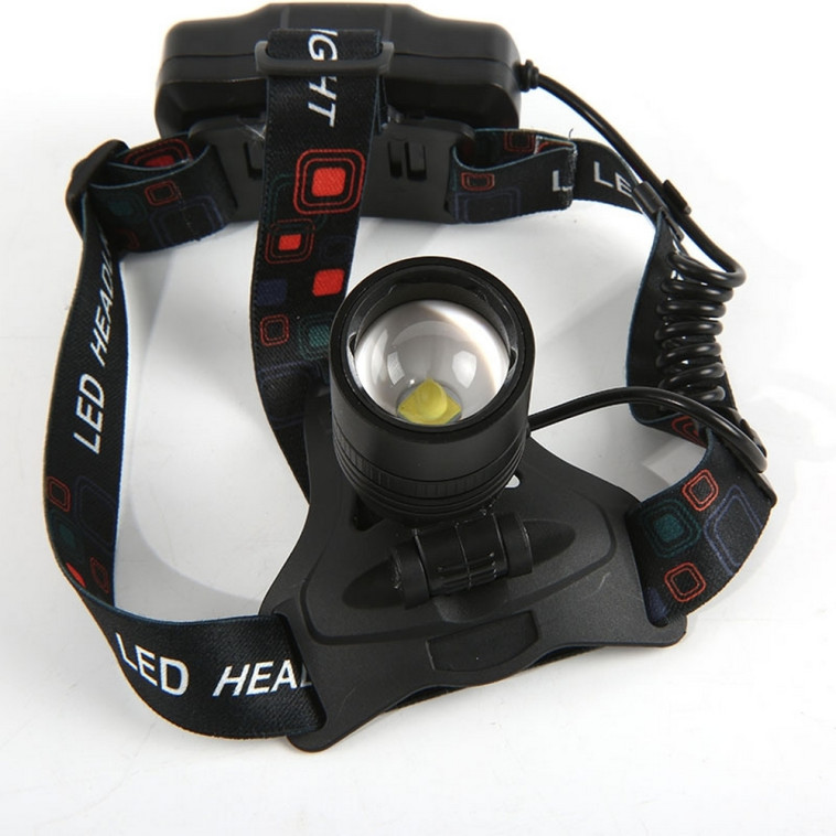 Мини фото №3 Фонарь налобный  led 12*10*10 см 2 аккумулятора 3 режима свечения USB 5V Baizheng
