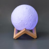 Мини фотография Ночник светодиодный 15 см 5 Вт USB аккумулятор пульт подставка дерево мультицвет Луна Baizheng