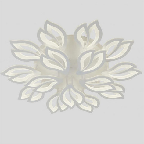 Люстра светодиодная 15 плафонов 77,9*12 см 270 Вт 19440LM 37м2 3 цвета пульт белый Baizheng