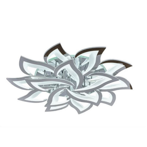 Люстра светодиодная 15 плафонов 81,1*12 см 210 Вт 15120LM 35м2 3цвета пульт белый Baizheng