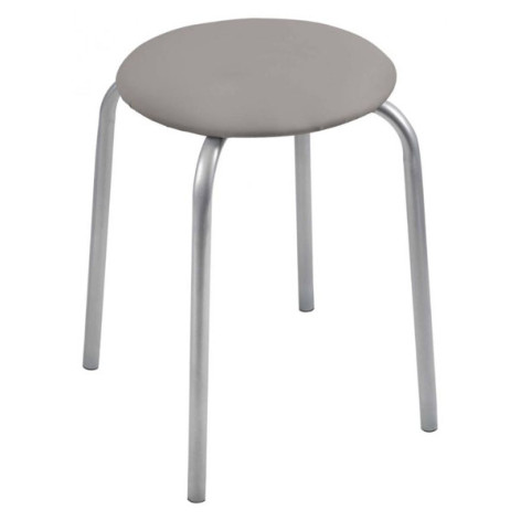 Табурет металлический 390*390*460 мм с мягким сиденьем серый Классика 2 Nika (1/20)