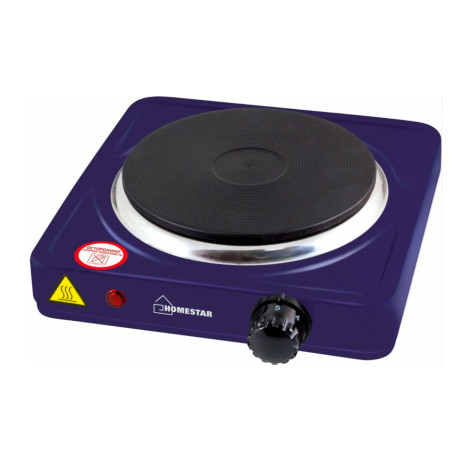 Электроплита одноконфорочная 1 кВт диск чугун сапфир HS-1102 HomeStar