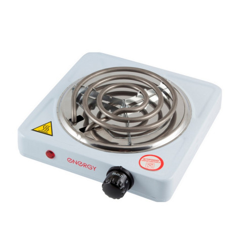 Электроплита одноконфорочная 1 кВт спираль 140 мм белый EN-902 Energy