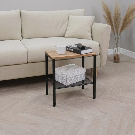 Этажерка металлическая 4-х ярусная 48х18х98,5 см серый Ладья 14 К ЗМИ