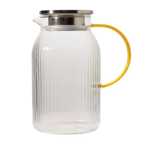 Кувшин стеклянный 1500 мл метал крышка BZ-CH146 Baizheng