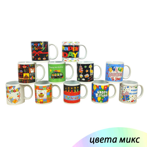 Кружка керамическая 330 мл микс Baizheng Кружка керамическая 330 мл микс Baizheng