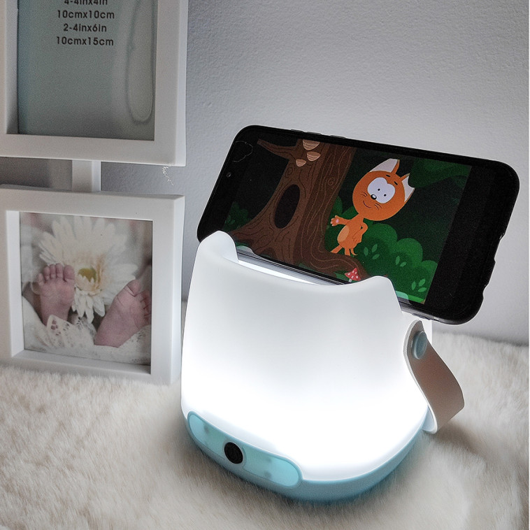 Ночник светодиодный 11*11,5*11 см 2 режима 3*АА органайзер держатель телефона Baizheng Фото №1 Ночник светодиодный 11*11,5*11 см 2 режима 3*АА органайзер держатель телефона Baizheng