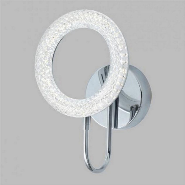 Бра светодиодный 1 плафон 28*18*14,5 см 16Вт 600 LM 5м2 акрил 3 цвета хром Baizheng