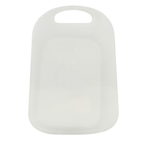 Доска пластиковая разделочная 36х25,5х0,8 см врезная ручка белый Груша Baizheng