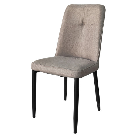 Стул металлический 870*530*450 мм до 150 кг текстиль светло-серый Baizheng