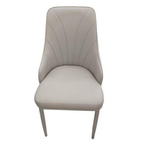 Стул металлический 880*470*450 мм до 150 кг искусственная кожа молочный Baizheng