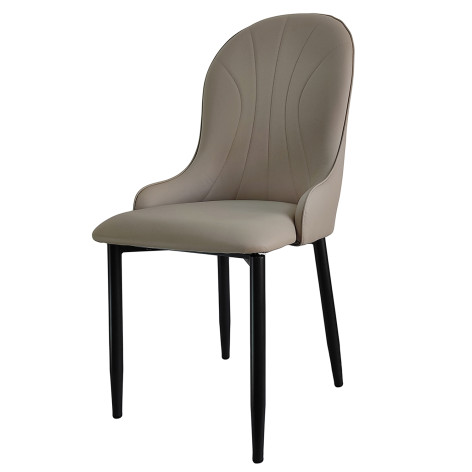 Стул металлический 890*460*450 мм до 150 кг искусственная кожа бежевый Baizheng