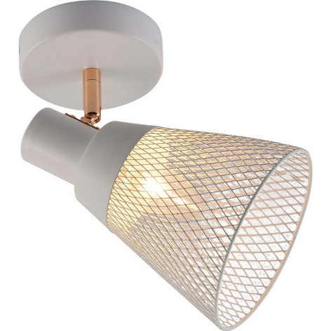 Бра 1 плафон 20*13*23 см Е27 60Вт 4м2 плафон металл белый золото Baizheng