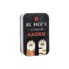 Мини изображение Губка поролоновая для посуды 9х6х3 см с рисунком KS-02 Рыжий кот