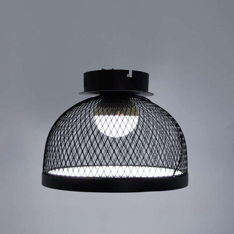 Изображение Люстра светодиодная  25*21,5 см 17Вт 4250LM 8м2 3 цвета черный золото Baizheng