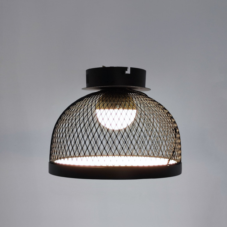 Картинка Люстра светодиодная  25*21,5 см 17Вт 4250LM 8м2 3 цвета черный золото Baizheng