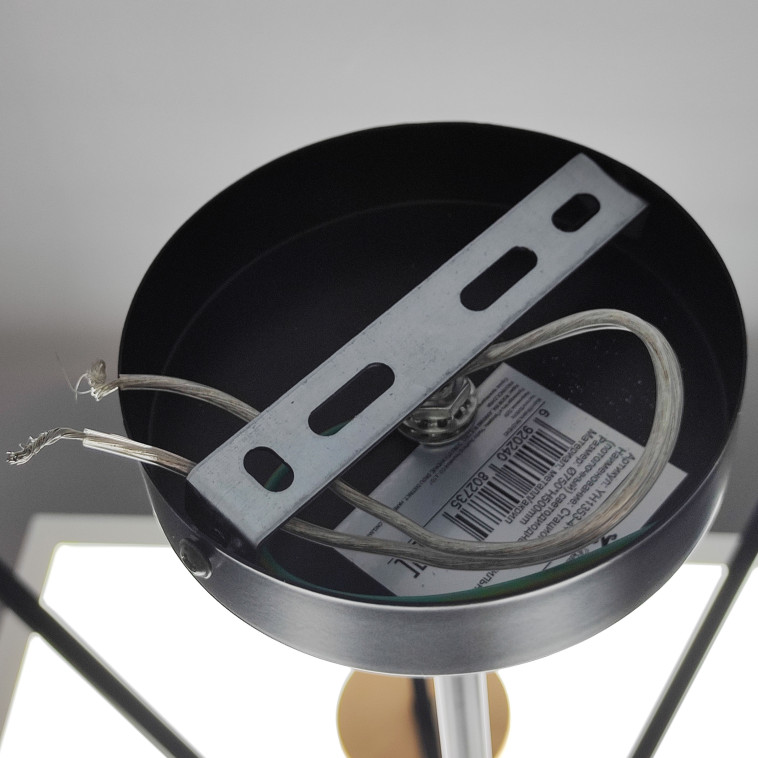 Мини фото №2 Люстра светодиодная 8 плафонов 75*50см 72Вт 18000LM 30м2 3 цвета пульт черный Baizheng