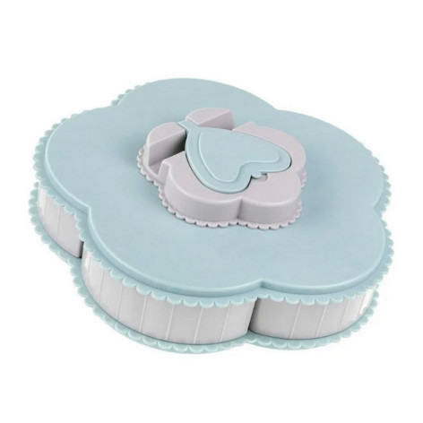 Менажница пластиковая 29х29х9 см 5 секций раздвижная Baizheng