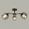 Мини фото Светильник спот 3 плафона 60*26,5 см Е27 60Вт 12м2 плафон металл черный бронза Baizheng
