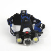 Мини картинка Фонарь налобный  led 10х10х8 см аккумулятор 2 шт Li-Ion 10800 мАч 4 режима USB Baizheng