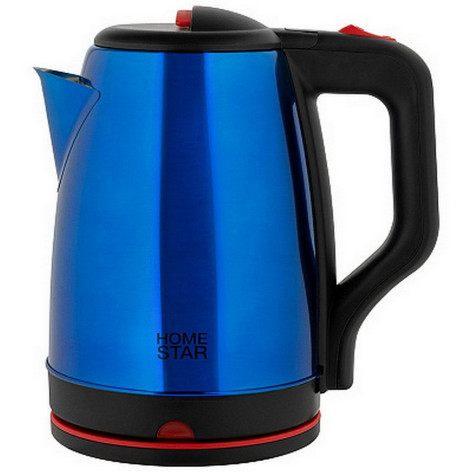 Чайник металлический электрический 1,8 л 1,5 кВт синий HS-1003 Homestar
