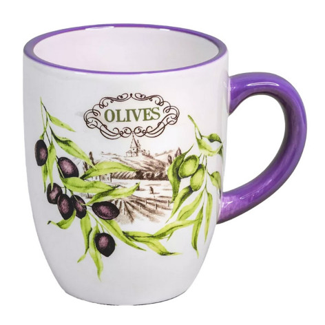 Кружка керамическая 380 мл Оливки Мфк