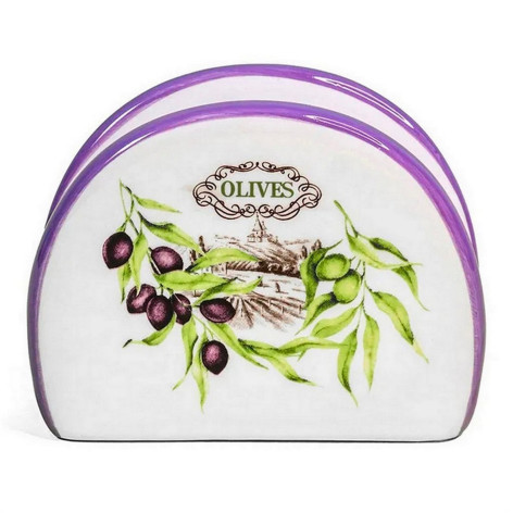 Салфетница керамическая доломит под упак Оливки Мфк